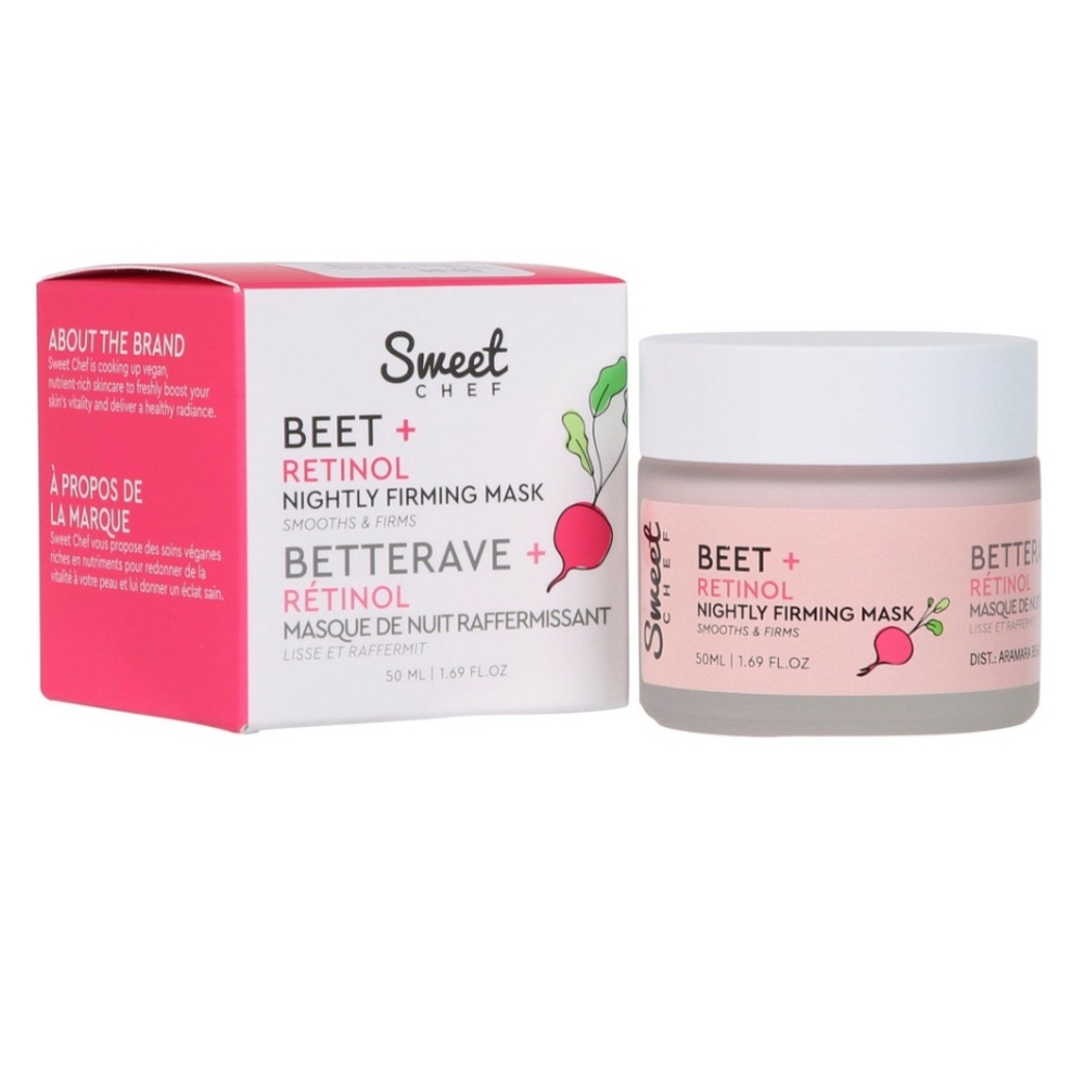 Sweet Chef Beet + Retinol Nightly Firming Mask - Pink